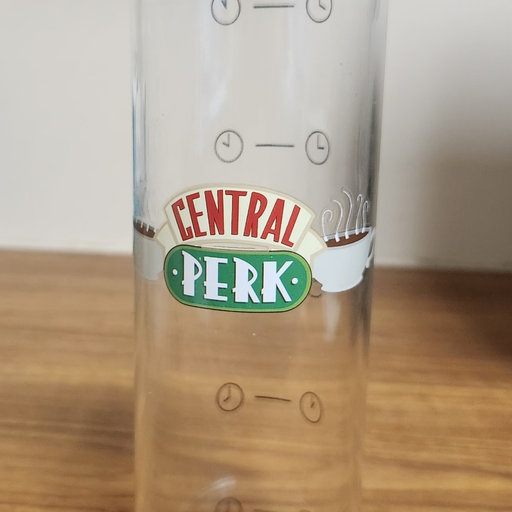 Friends Central Perk Clear Glass Bottle